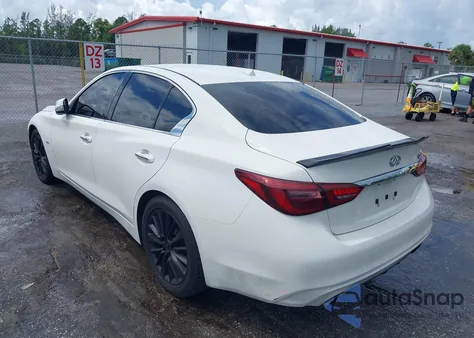 2018 Infiniti Q50 3.0T Luxe from USA, damaged, VIN JN1EV7AP9JM351272